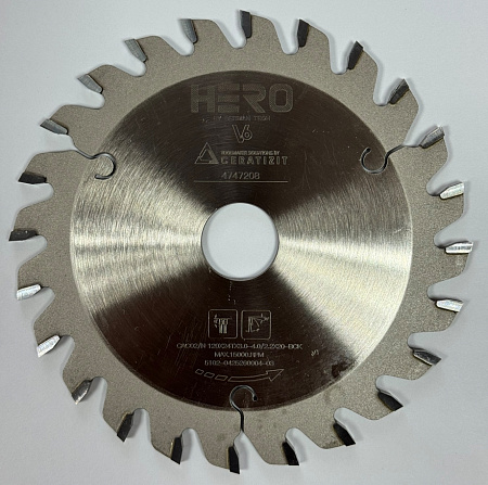 Пильный диск подрезной конический 120x3.0-4.0x20 Z24T HERO