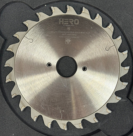 Пильный диск подрезной алмазный PCD для ДСП 120x2,8-3,6x20 Z12+12T HERO