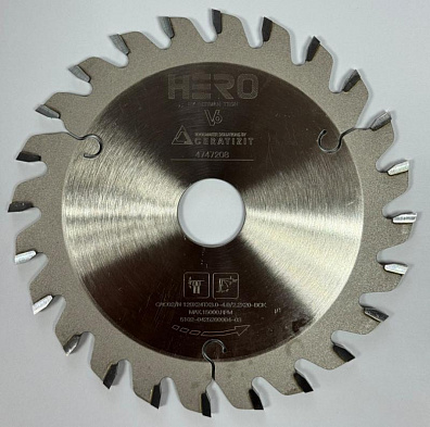 Пильный диск подрезной конический 120x3.0-4.0x20 Z24T HERO