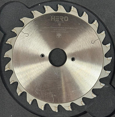 Пильный диск подрезной алмазный PCD для ДСП 120x2,8-3,6x20 Z12+12T HERO
