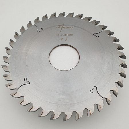 Пильный диск для раскроечных центров подрезной 180x4.3-5.5/3.2x45 Z36 RED SAMURAI