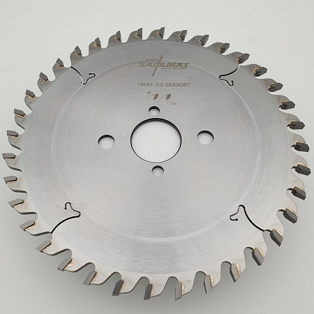 Пильный диск для раскроечных центров подрезной 180x4.3-5.5/3.2x30 Z36 RED SAMURAI