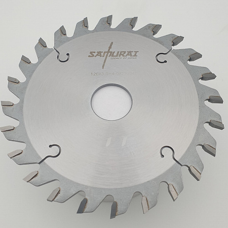 Пильный диск подрезной конический 120x3.0-4.0/2.2x22 Z24T ST2 RED SAMURAI