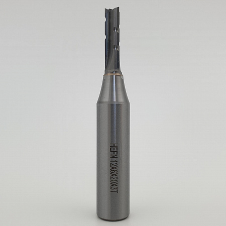 Фреза твердосплавная пазовая черновая D=6 I=20 L=50 S=12 Z3+1