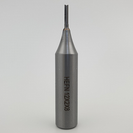 Фреза твердосплавная пазовая чистовая D=2 I=8 L=50 S=12 Z2+1