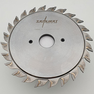 Пильный диск подрезной составной 120x2.8-3.6x20 Z12+12T ST2 RED SAMURAI